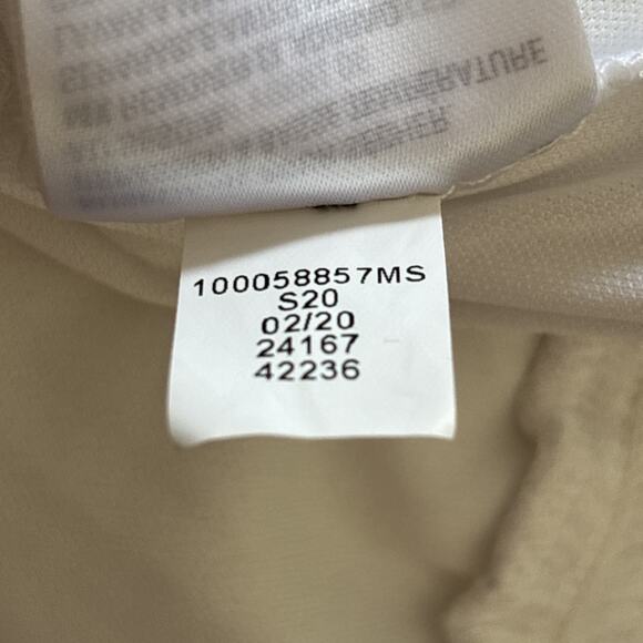 JM Collection White Pullover Blouse Elastic Length Crew Neck Women Size M - Picture 7 of 8